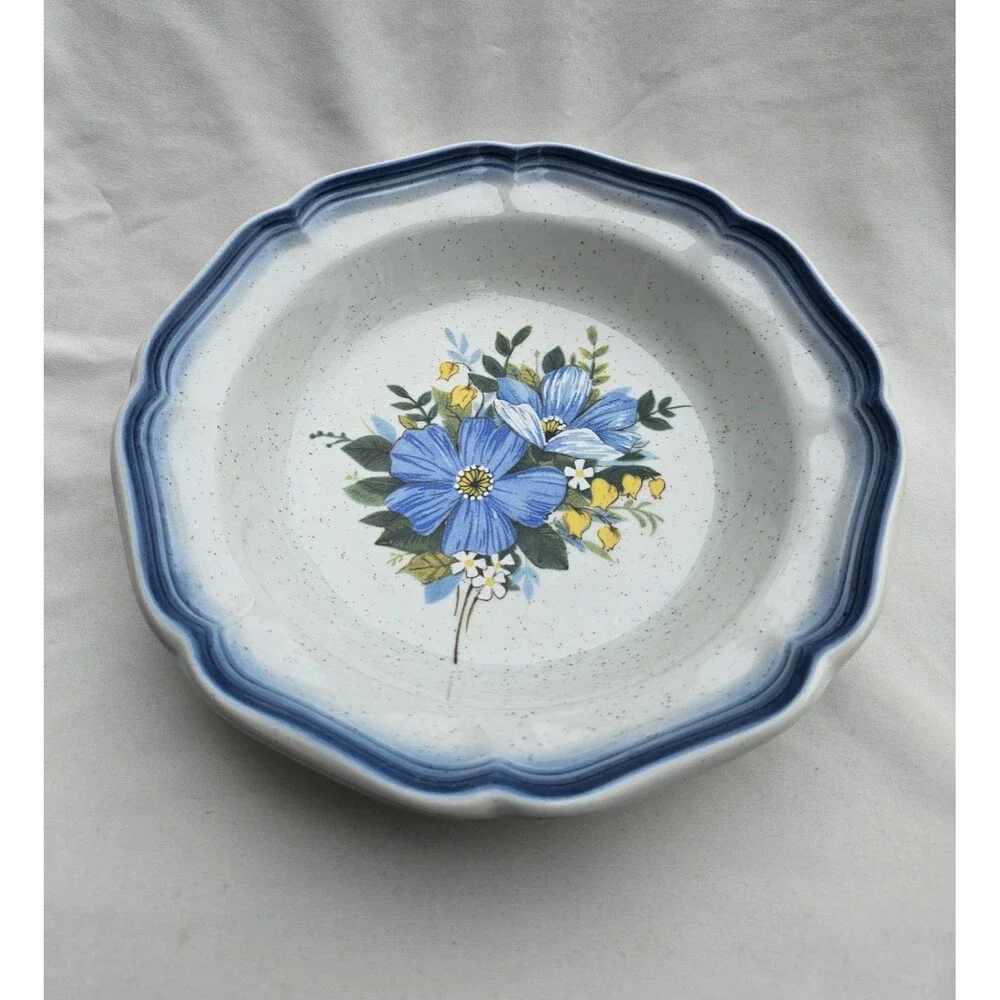 Mikasa Nature’s Best Salad Soup / Cereal Bowl 8.25” Vintage Stoneware